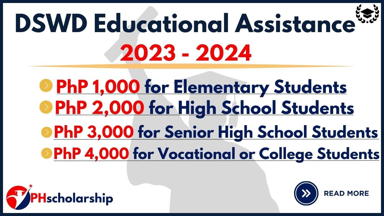 DSWD Educational Assistance 2023 DSWD Assistance Philippines